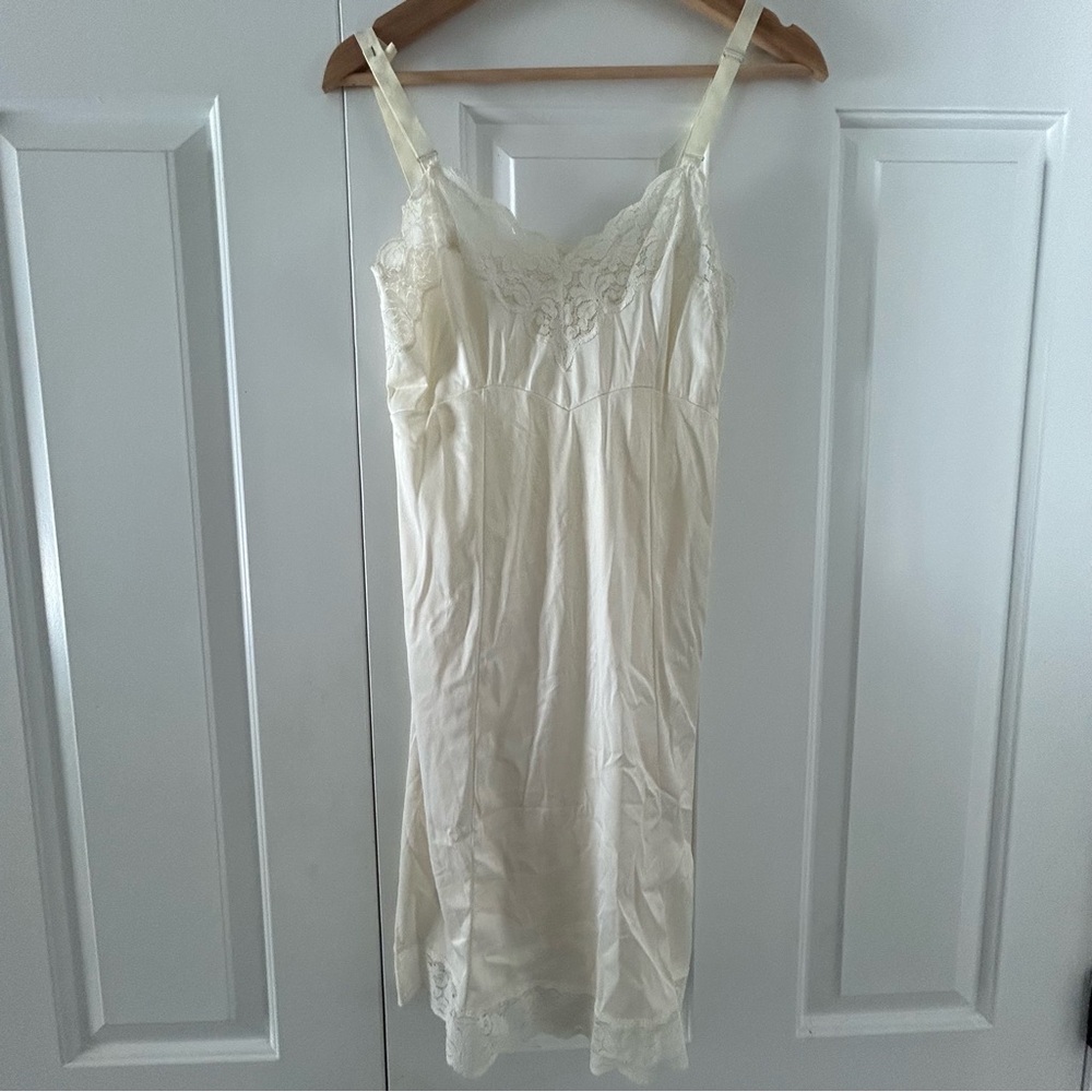Komar Kids Ivory Lace Trim Chemise